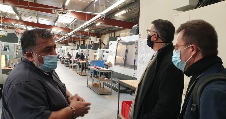 Visite du Pr&eacute;fet Du Cher - Maurice BARATE